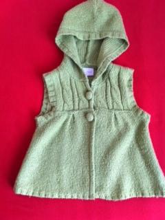 Pletená vestička s kapucňou, next,98