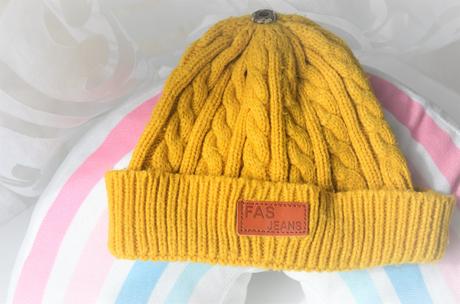 Horčicová teplá čiapka-80, 80