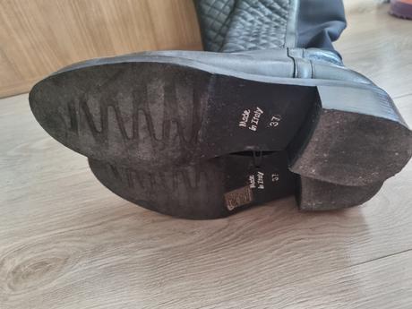 Cizmy talianske kozene 37, 37