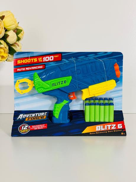Šípková blasterka adventure force blitz 6, 