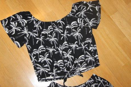 Súpravička - kraťase + top, h&m,152