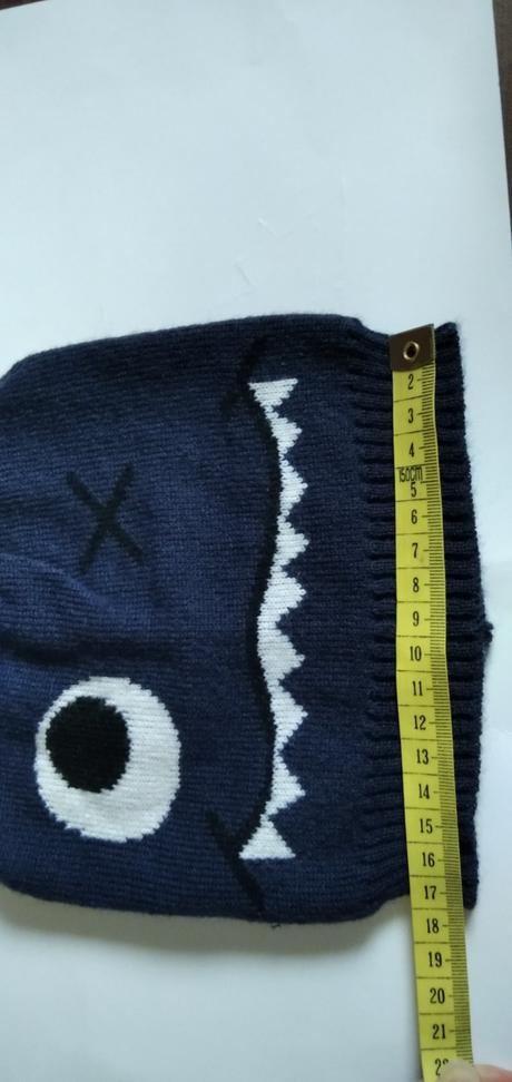 Tmavomodrá čiapka s očkom, kik,116