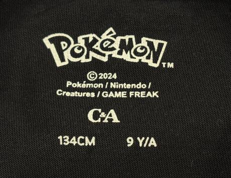 2x pokémon tričko veľ. 134, c&a,134