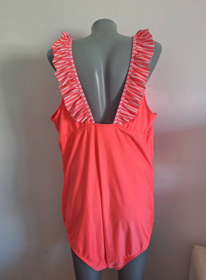 Jednodielne neónové dámske plavky janina, v. xxl, xl / xxl