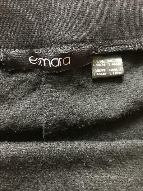 Čierna úzka sukňa, esmara,l