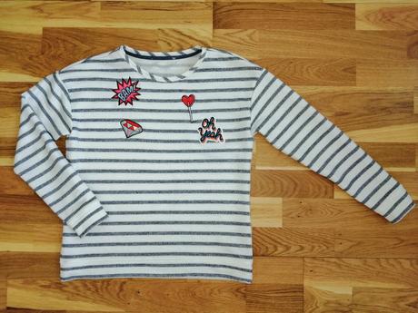 Pekná dievčenská mikinka, h&m,152