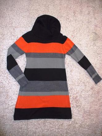 Predľžený rolák-šaty, h&m,134