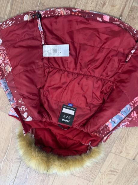 Reima typ muhvi predĺžená zimná bunda, parka 98/10, reima,98