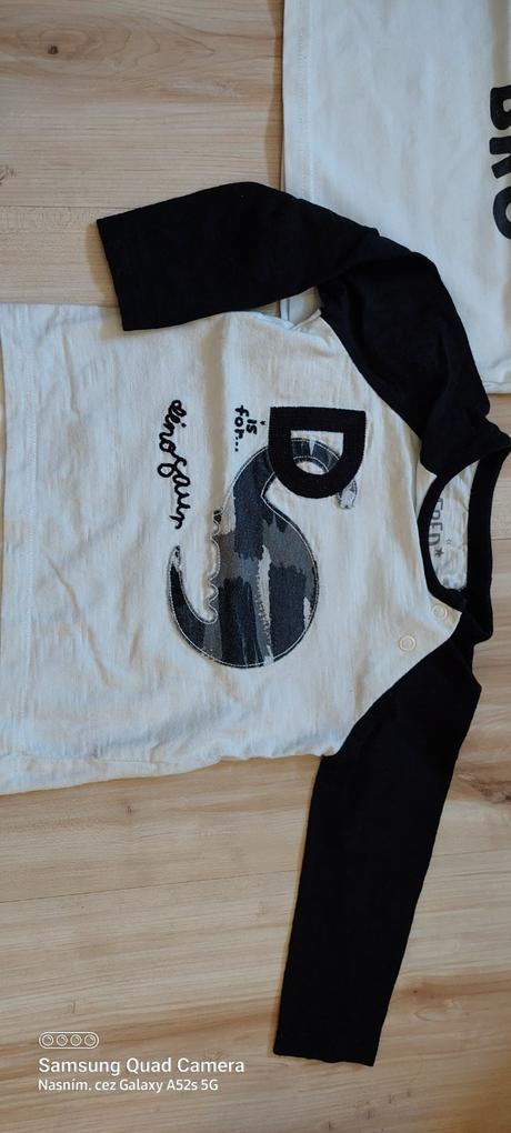 Tričká dlhý rukav 2 ks, f&f,68