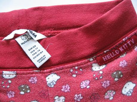 Kitty tepláky + čierne, h&m,122