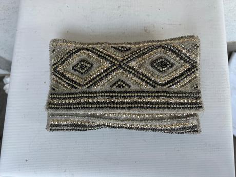 Boho koralikova kabelka taska posita koralikmi 24,