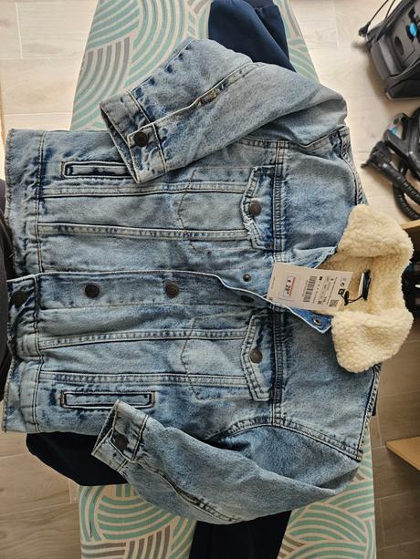 Zateplena riflova bunda zara 116, zara,116