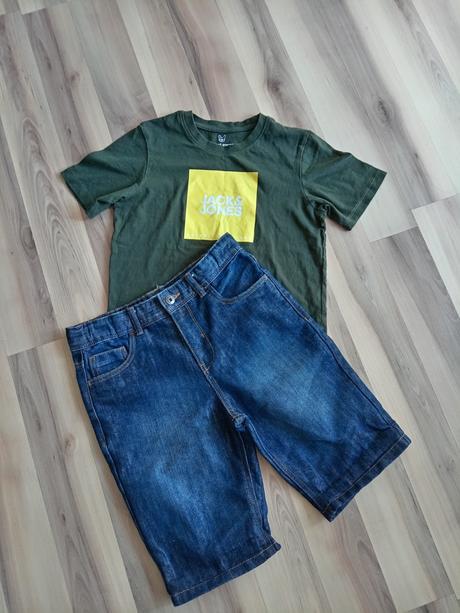 Kratasy a tričko jack jones, 152