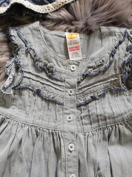 Šaty maxi s klobúčikom, mini mode,68