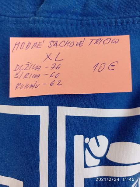 Modra mikina chess xl, xl