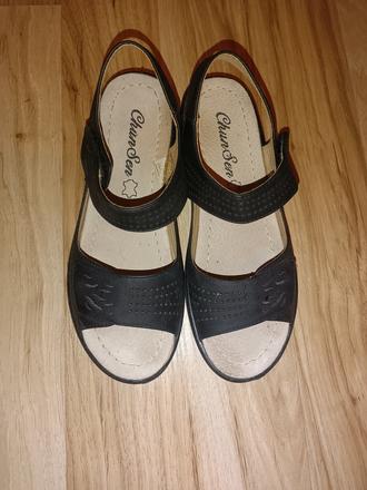 Kožené sandále, 38