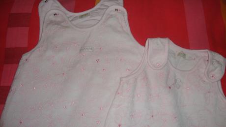 Dievčenský vak + dupačky, 74