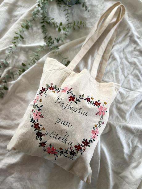 Plátené, ručne maľované tašky, 
