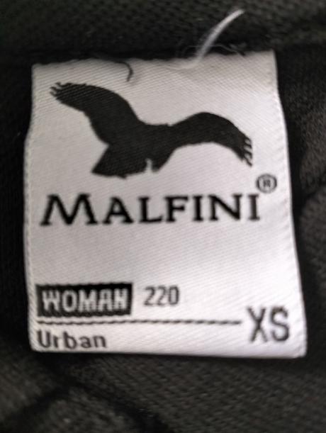 Čierne tričko s golierikom, v. xs, s, m, l, l / m / s / xs