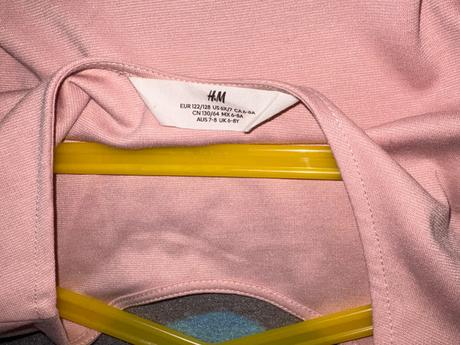 Šaty h&m ružové v.122/128 top stav, h&m,128