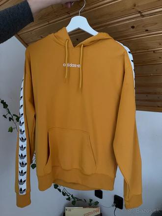 Adidas mikina xs oranžová/horčicová, adidas,xs