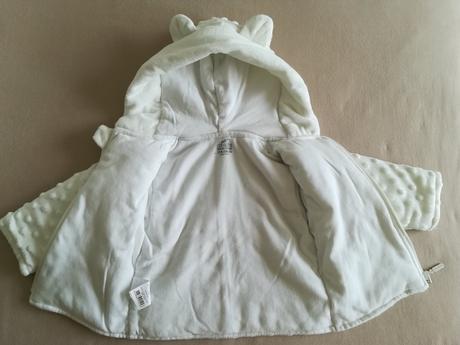 Zimná dievčenská bundička veľ. 74-86, 74