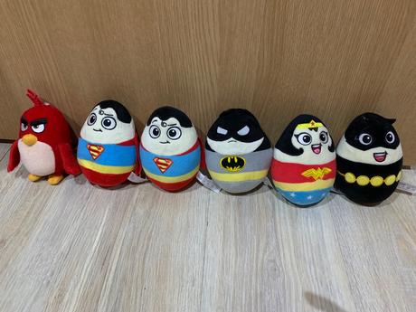 Rôzne plysaky angry bird,