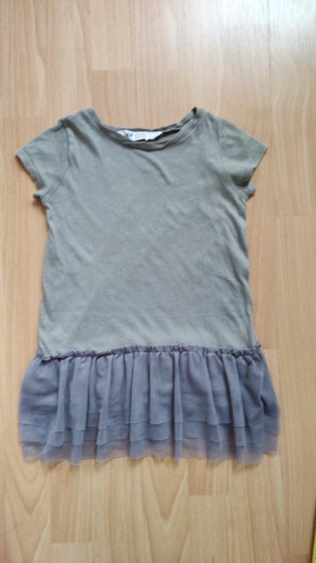 Tričko s fodrami, h&m,98