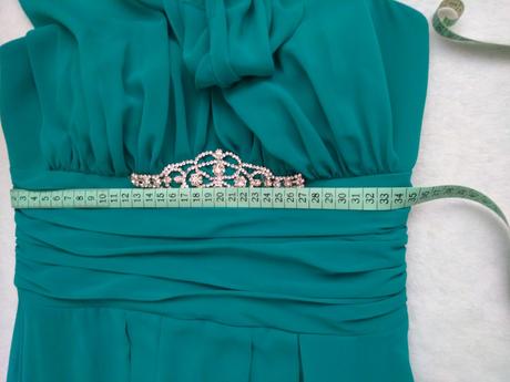 Smaragdovozelené spoločenské šaty veľ.38, 38