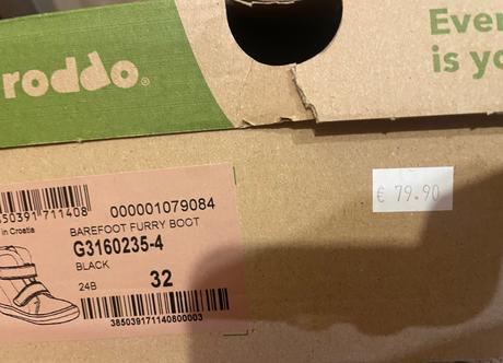 Zimné barefoot topánky froddo, froddo,32