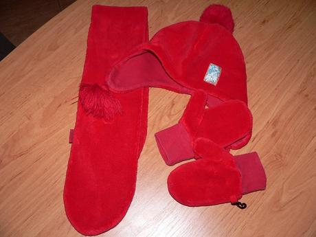 Červená zimná súprava, sterntaler,80