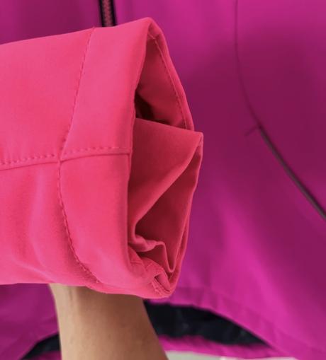 Hrubšia zateplena softshel bunda, alpine pro,164