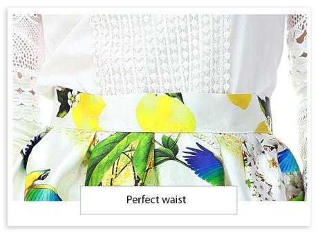 Graffiti midi vintage floral sukna xs/s/m, m / s / xs