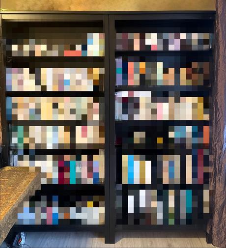 2 ks kniznica ikea hemnes - ciernohneda,