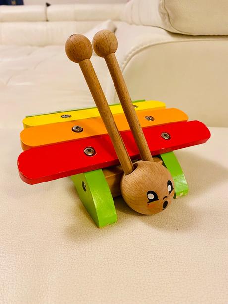 Drevený xylofon slimák, 