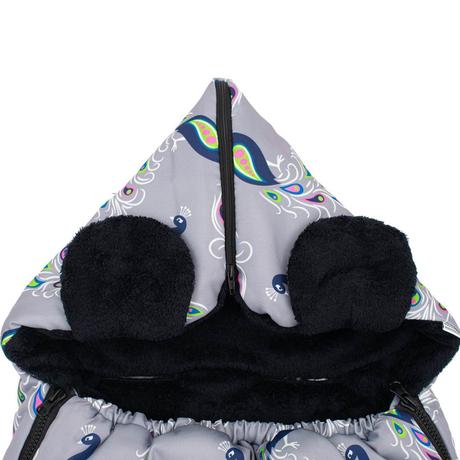 Luxusný detský fusak  páv, 