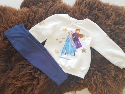 Súprava leginky a mikinka frozen, disney,98