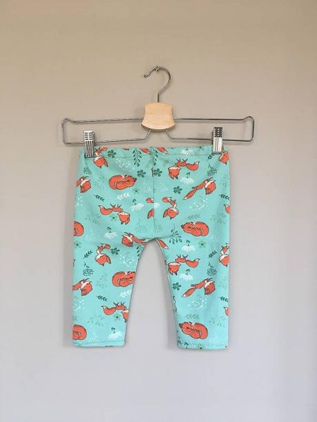 Handmade legíny líštičky naopak, 92 - 122