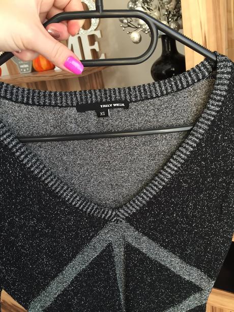 Trblietavé elastické šaty, tally weijl,xs