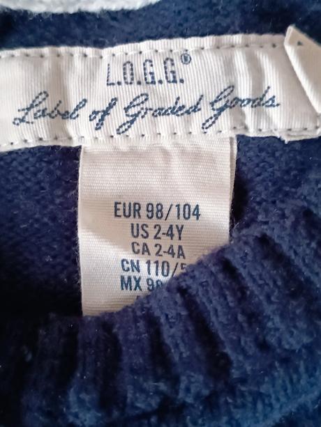 Pulóver, l.o.g.g.,98