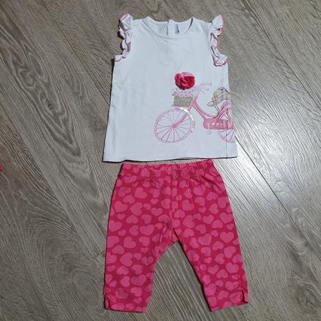 Súprava tričko + trištvrtaky, idexe,80