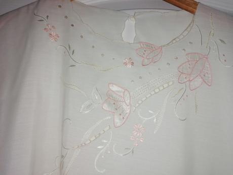 Tenký top s kvetmi, xl