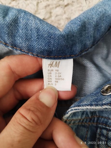 Rifľova bunda h&m, h&m,98