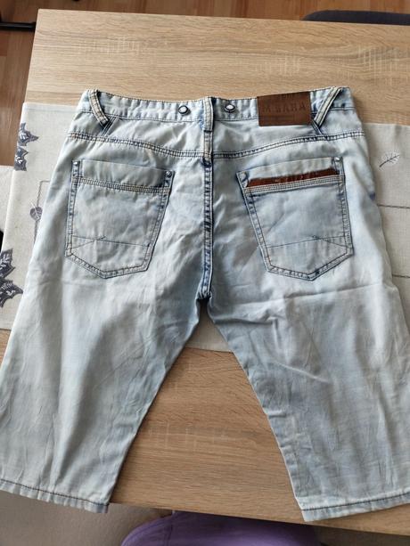 Kraťasy, denim,36