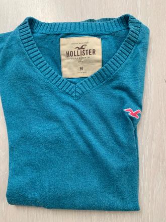 Pánsky tenší pulóver s v výstrihom, hollister,m
