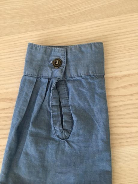 Rifľové šaty, h&m,146