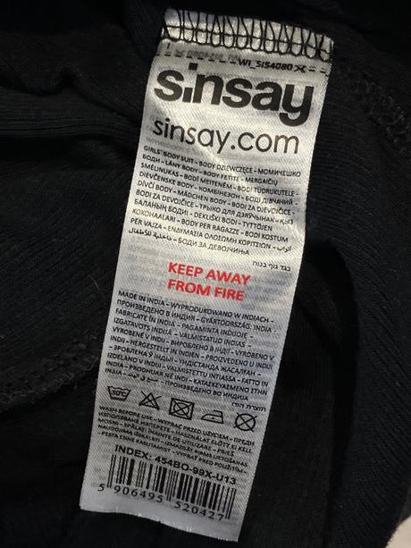 Dievčenské čierne body, sinsay,116