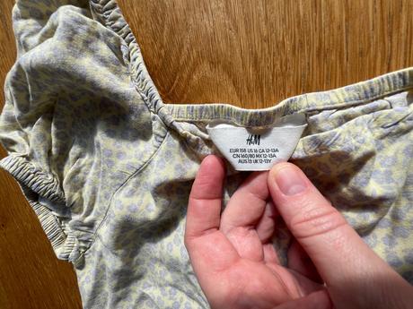 Letne dievcenske saty bavlnene, h&m,158