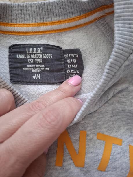 2ks mikina, h&m,110