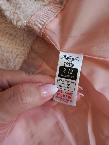 Teplá bundička 9-12m, st. bernard,80